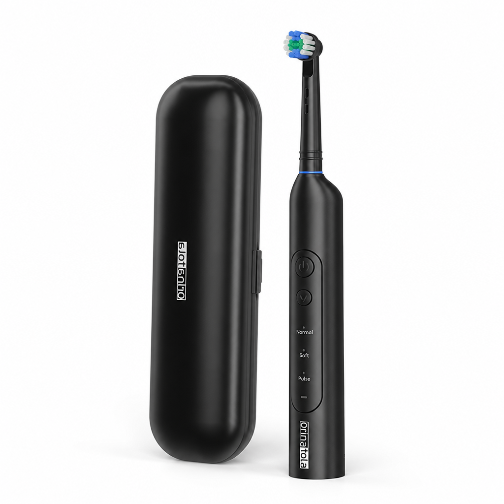 Multi-Mode Electric Toothbrush with USB-C Charging – Interchangeable Brush Heads