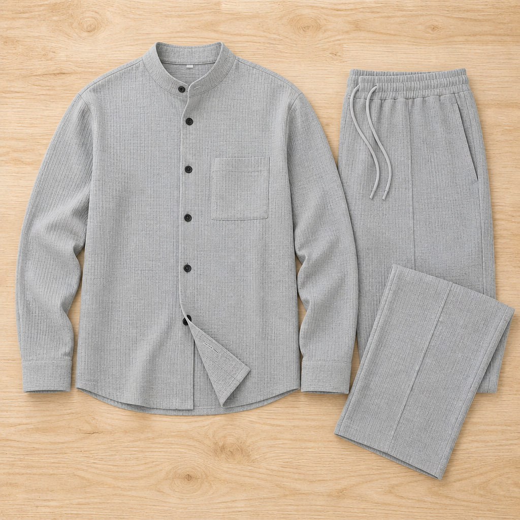 TailorEase™ 2-Piece Waffle Set — Feel Effortlessly Sharp and Completely Free All Day Long