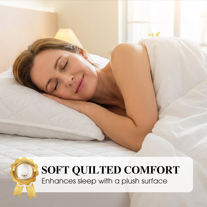 VelumiGuard™ Mattress Protector Set — Wrap Your Bed in Cloud-Like Softness and Rock-Solid, Worry-Free Shielding