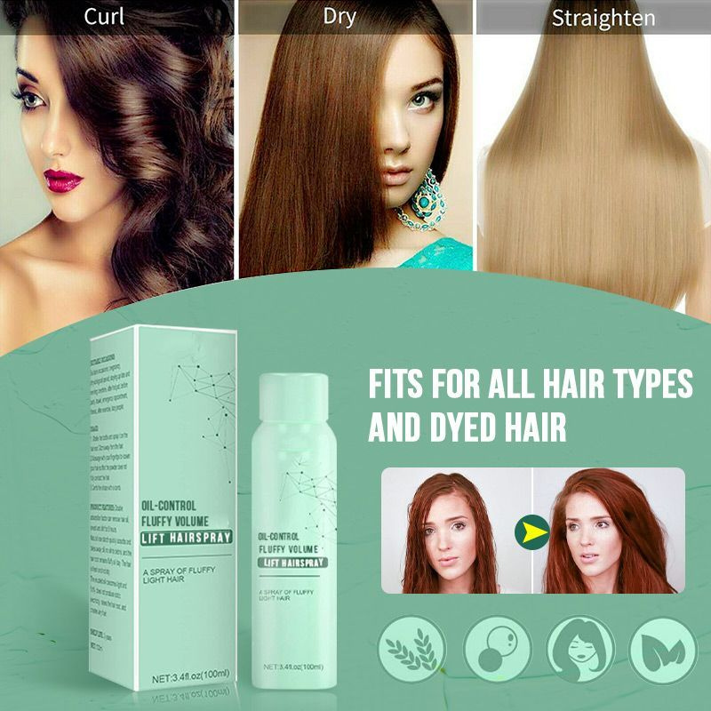 RamoraLift™ Oil-Control Volume Spray — Instantly Thicker, Stronger Hair That Shines with Confidence
