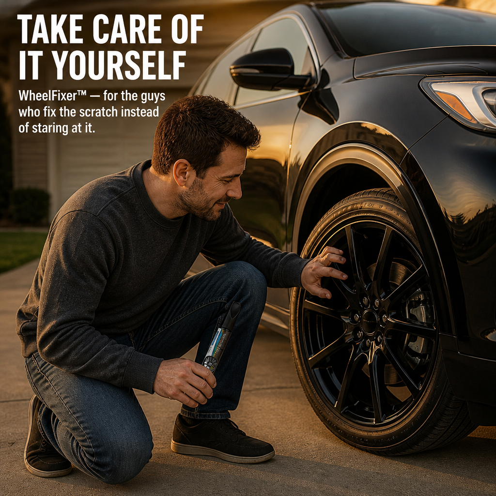 WheelFixer™ — Hide Curb Rash & Revive Factory Gloss-Black Rims in Minutes