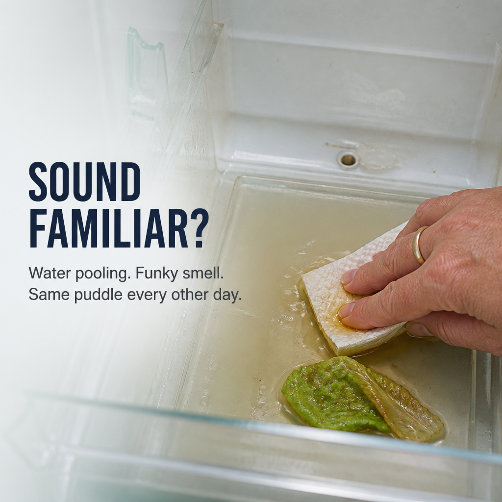 FlowFree™ — Stop Hidden Fridge Leaks and Odors Without Ever Unplugging