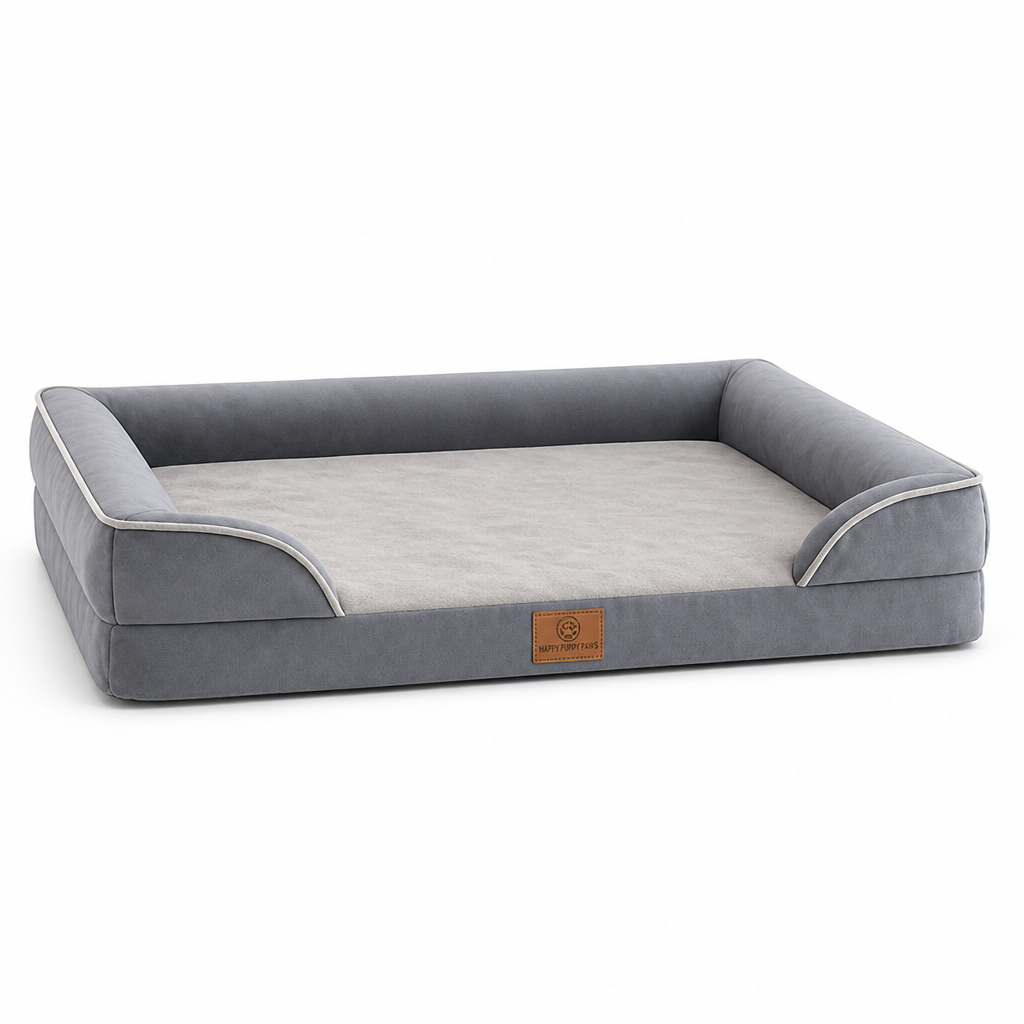 Orthopedic Plush Pet Bed (Removable & Washable Cover)