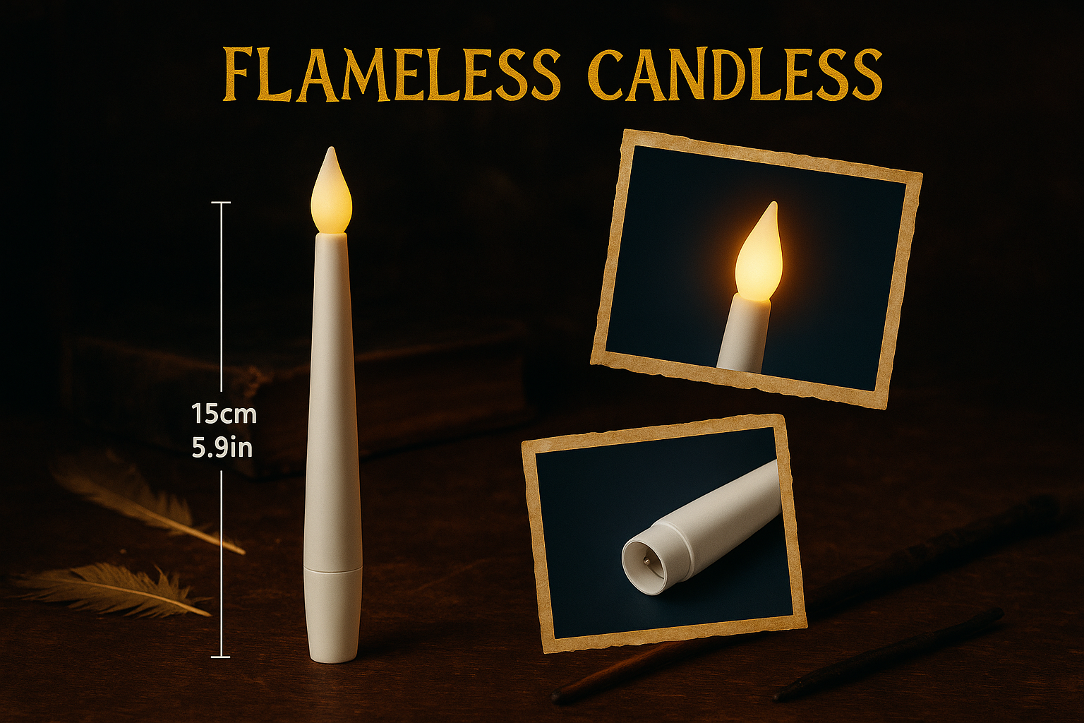 LuminaFloat™ — Captivate Every Room with Safe, Spellbinding Glow