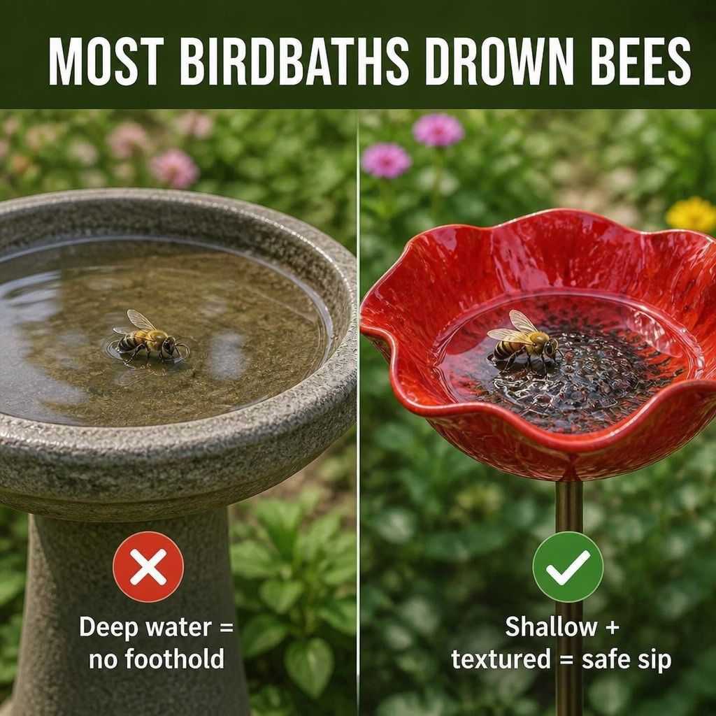 GardenLure™ — Attract Birds, Bees & Butterflies to a Secure Spot for Water