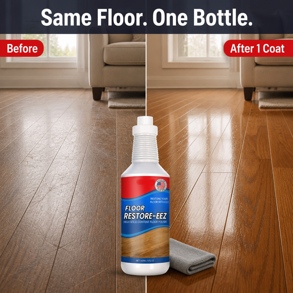 LustroLuxe™ — Revive Dull, Scratched Floors with Just One Coat