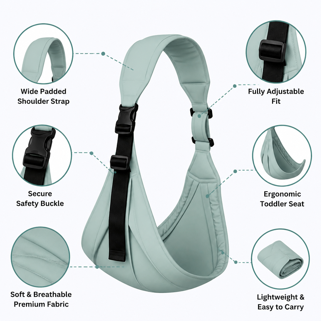 VestaEase™ — Carry Your Toddler Comfortably, Freedom in Every Step