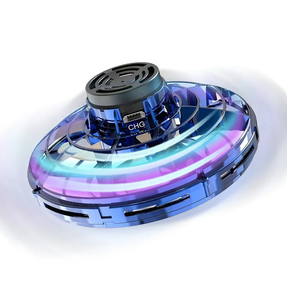 LED Light Display Gyroscope Spinner with Hand Gesture Control