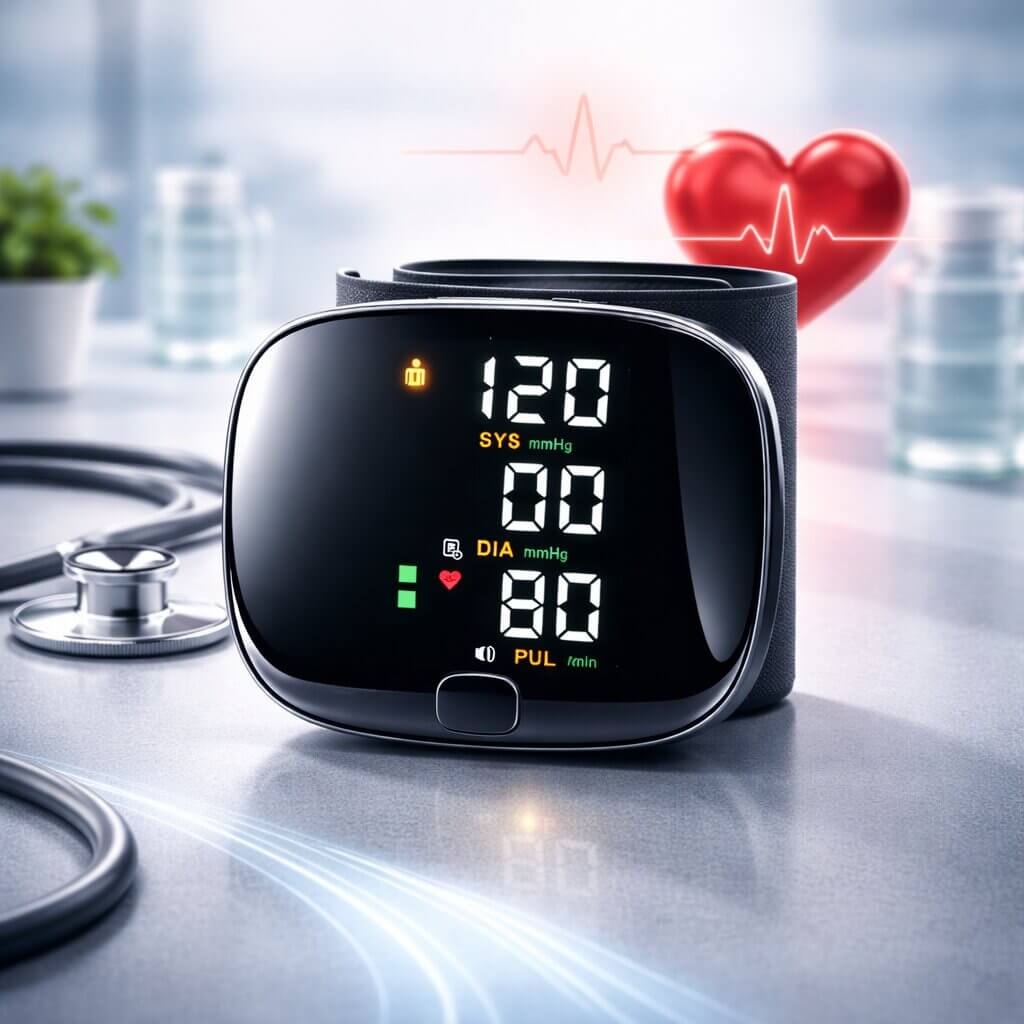 Wrist Blood Pressure Monitor | Rechargeable Digital Device