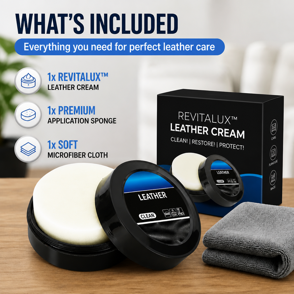 RevitaLux™ Leather Cream — Restore the Soft, Radiant Feeling Your Leather Deserves