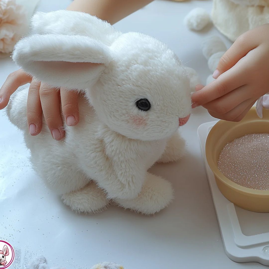 Plush Rabbit Toy for Kids – Lifelike Moving Hopping Bunny