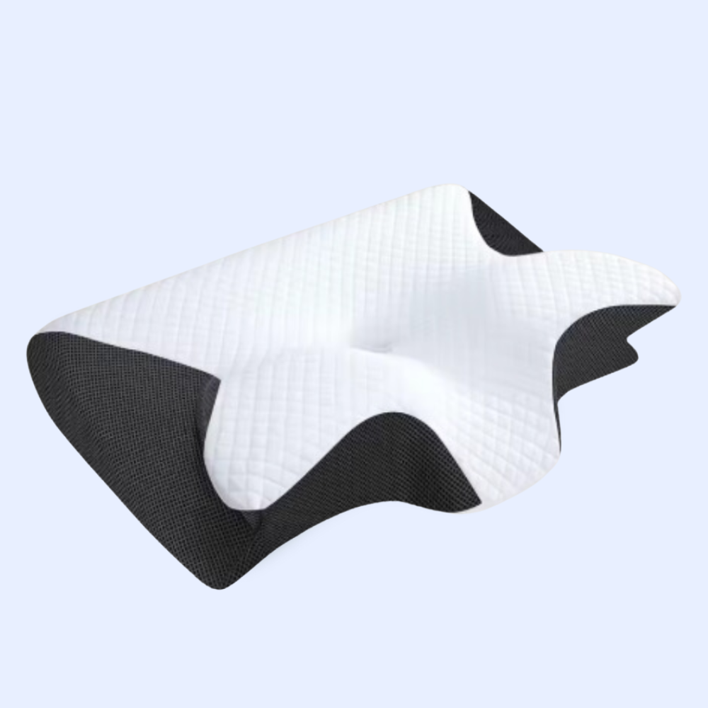 Butterfly Neck Pillow with Memory Foam - Pillowcase Included