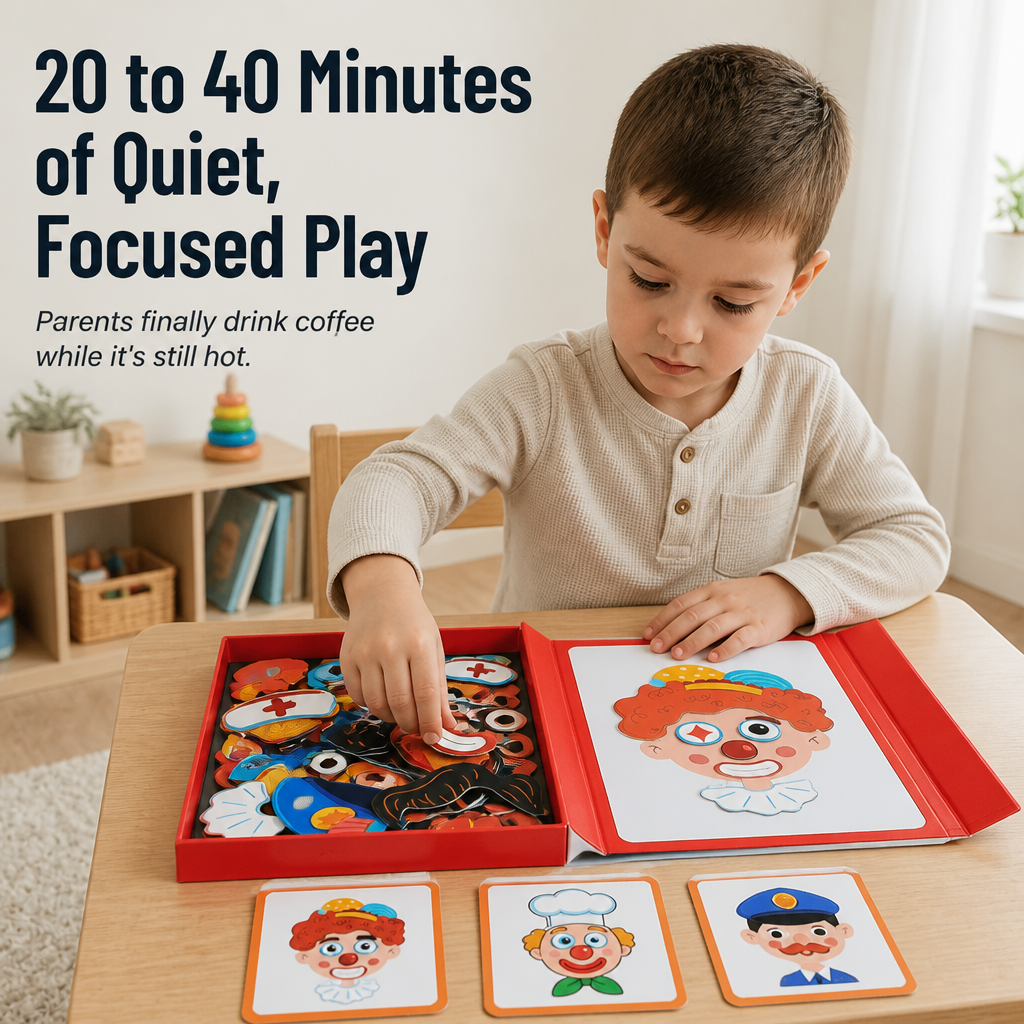 EmotiMate™ — Create Magnetic Expressions That Help Kids Learn Big Emotions Without Screens