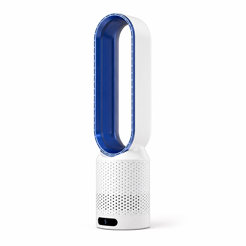 Bladeless Whisper-Quiet 3-in-1 Tower Fan