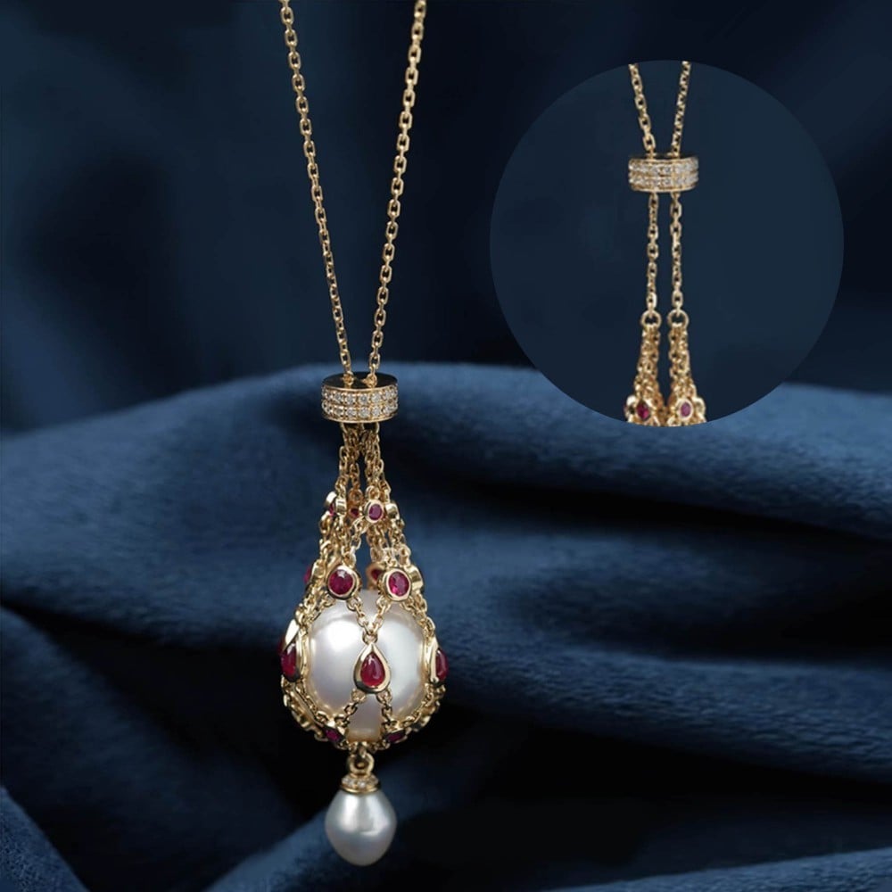 VeraLuxe™ Pearl Pendant — Radiate Unique Elegance That Commands Every Room