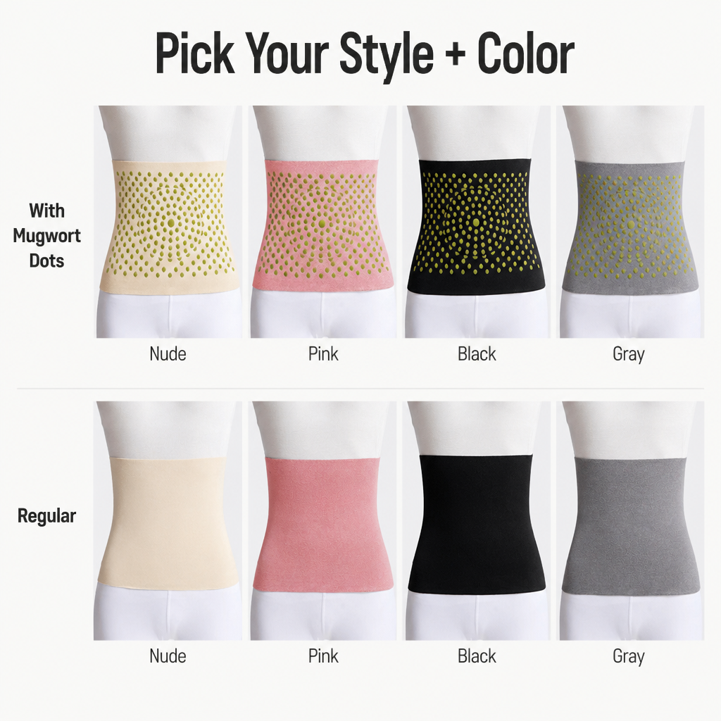 VivantaWrap™ — Envelop Your Belly with Mugwort Warmth, Ditch the Cords and Bulk