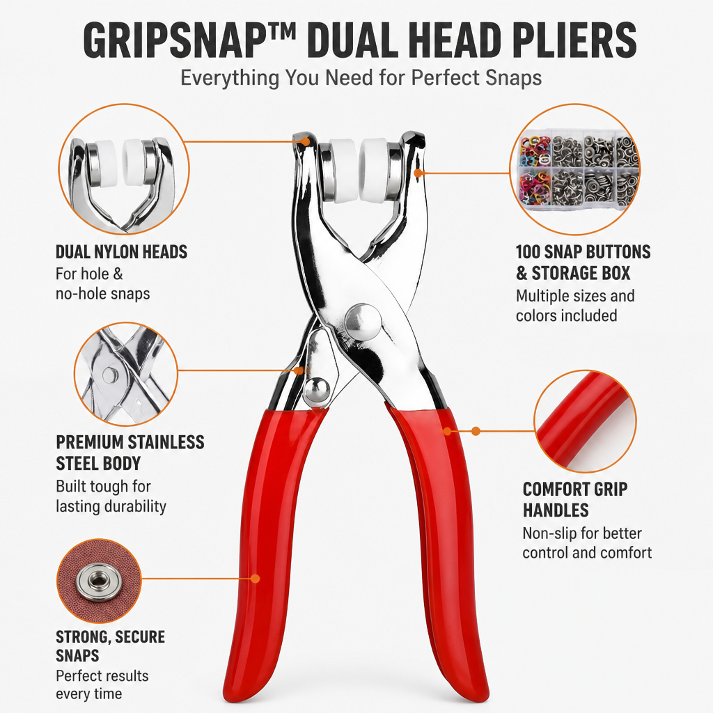 GripSnap™ — Snap On Strength and Confidence in Every Fix
