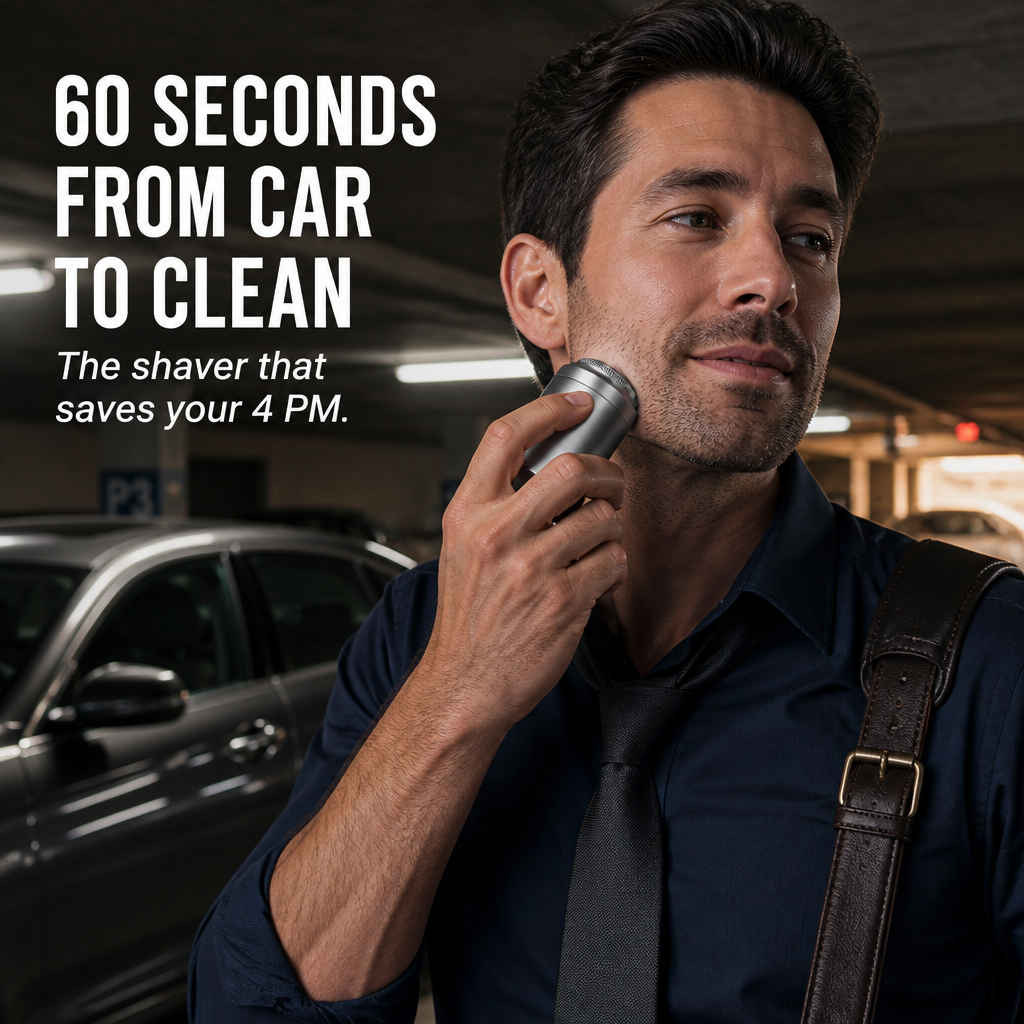 VersaSmooth™ — Vanish 5 O'Clock Shadow in 60 Seconds, Mirror Unneeded
