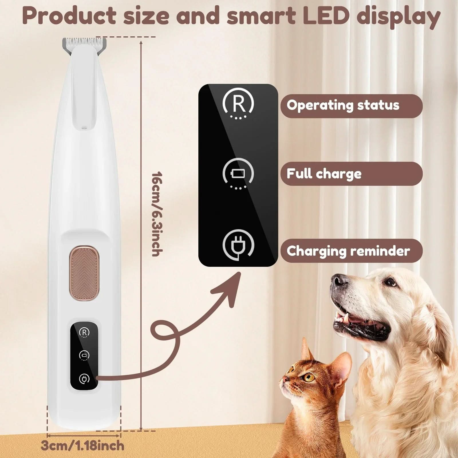 Waterproof Trimmer for Pet Paws