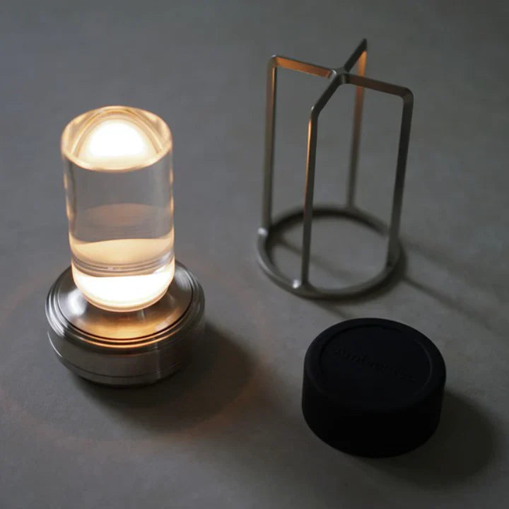 Lumiere Lantern Cordless Crystal Desk Lamp