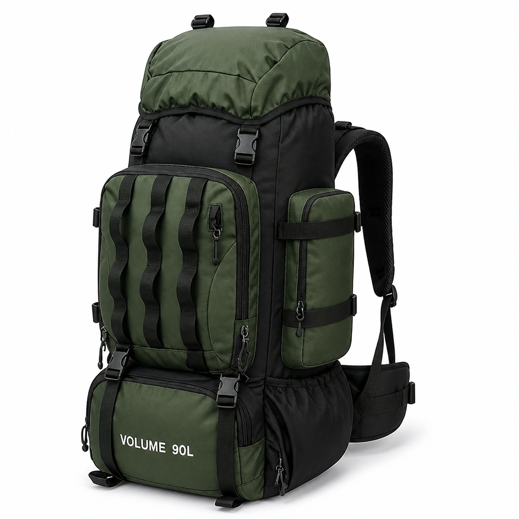 Water-Repellent Ultralight Hiking Backpack (90L)
