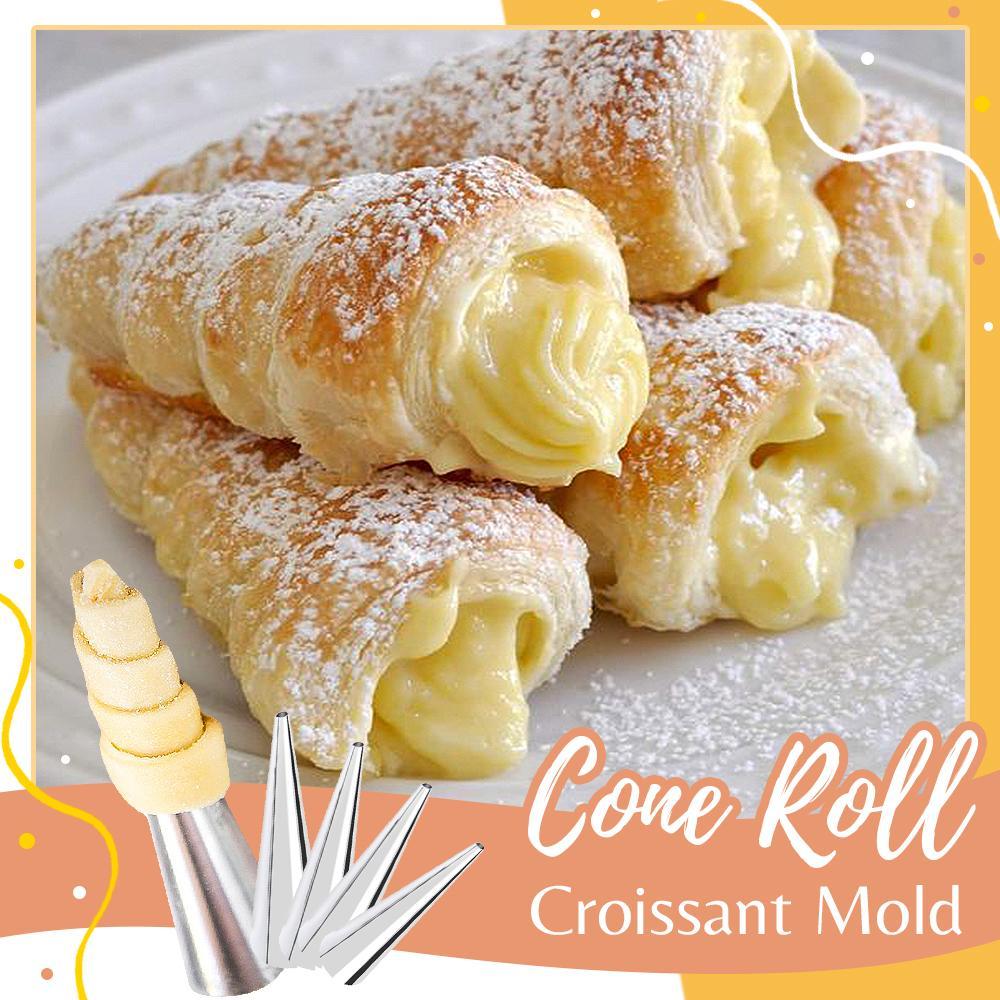Set of 5 Croissant Shapers in Stainless Steel – Includes 2 Sizes