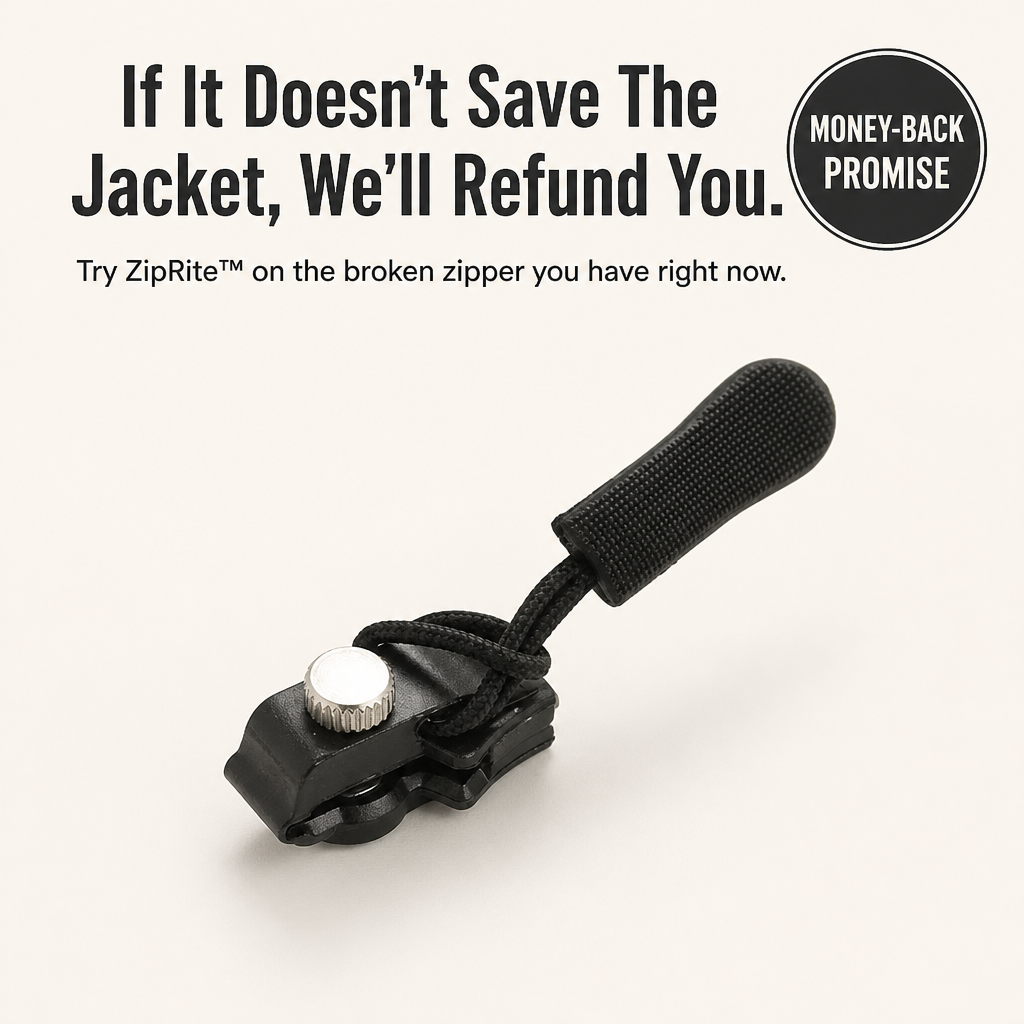 ZipRite™ — Revive Any Snapped Zipper Instantly in 10 Seconds