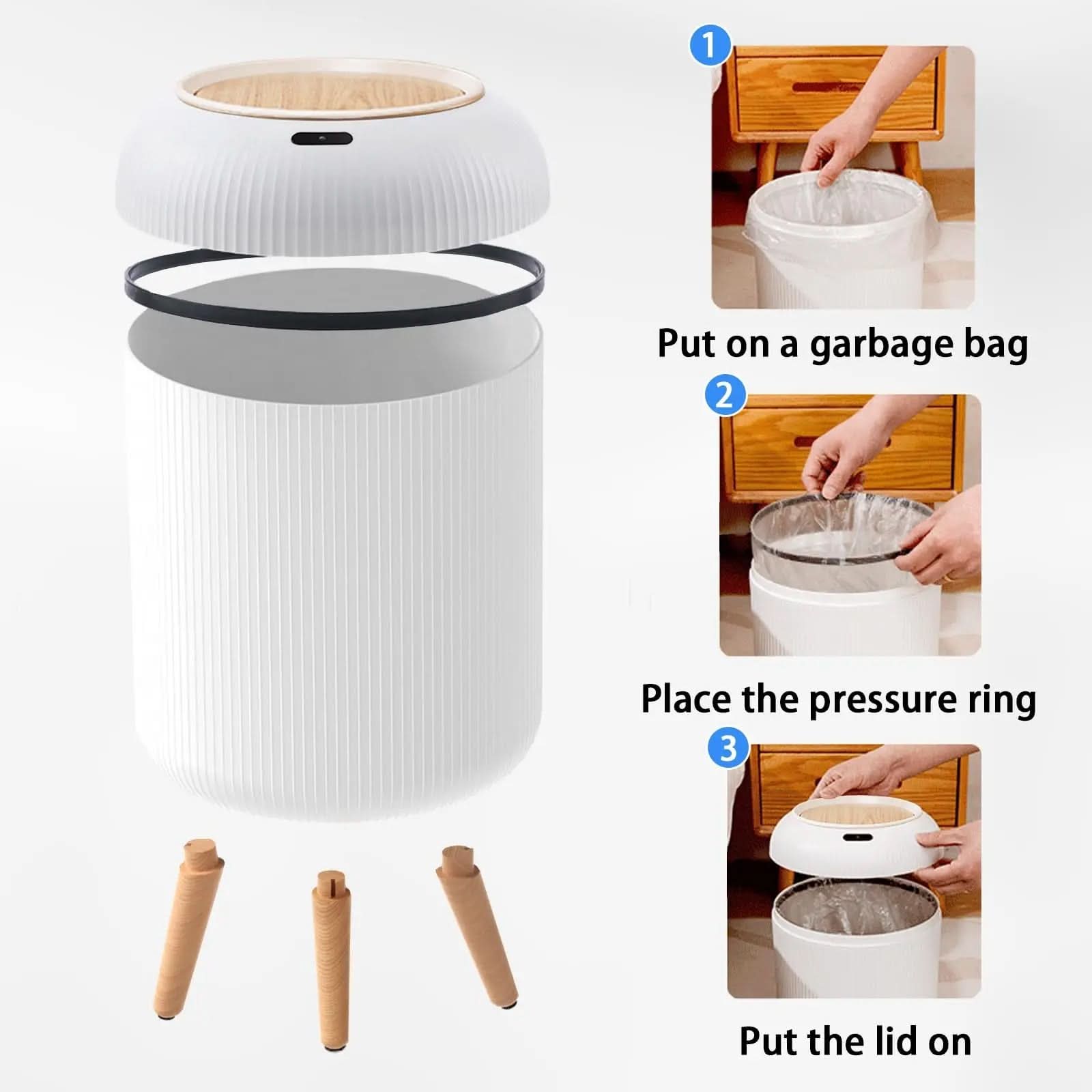 Smart Trash Can with Motion Sensor Technology