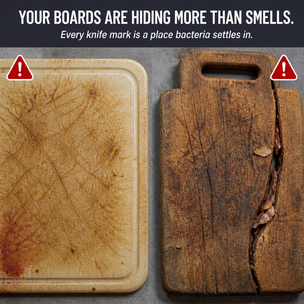 SteelPure™ — Swap Three Funky Boards for One That Rinses Away Odors