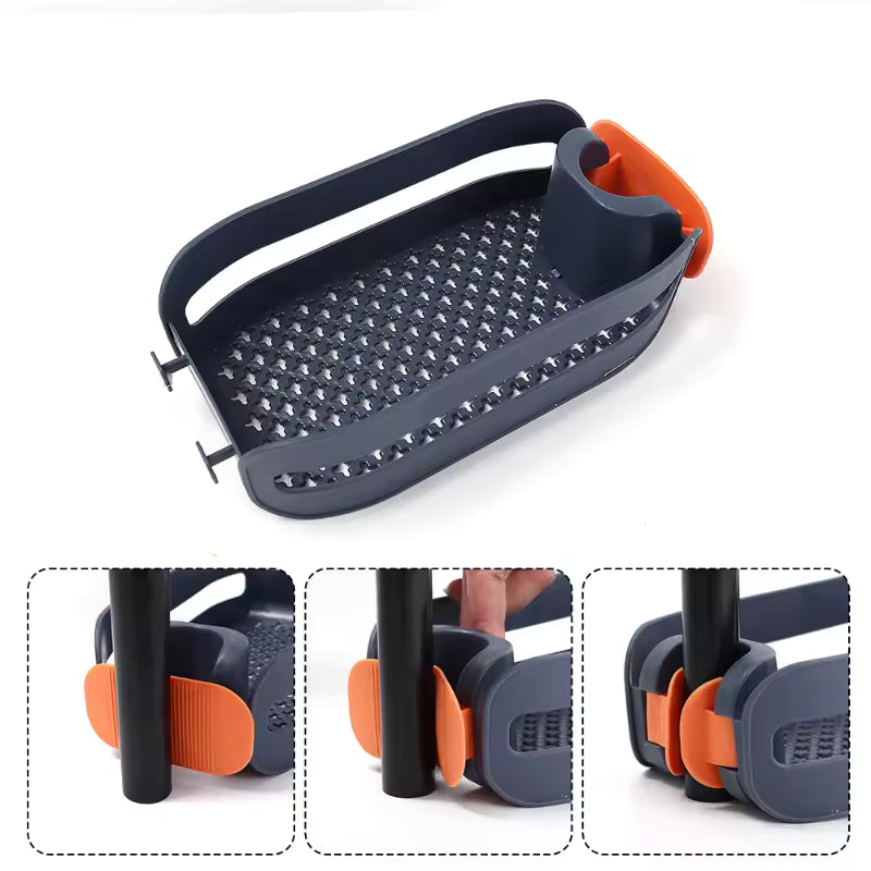 Non-Slip Utensil Holder for Dishwashing – Faucet Storage Solution