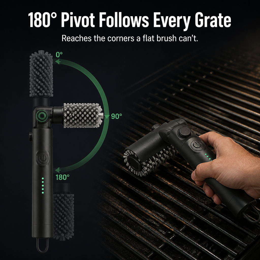 GrillMasterPro™ — Blast Through Grease Quickly and Get Back to Your BBQ Time