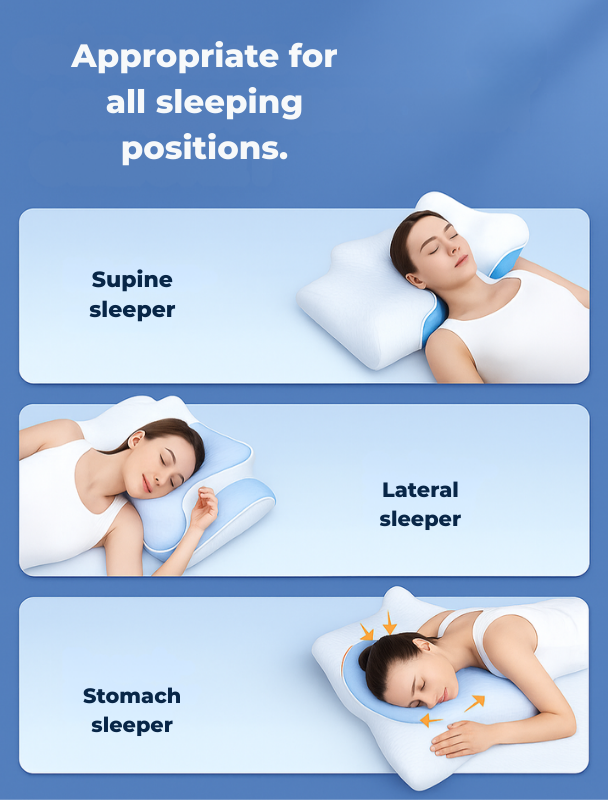 NeckNest™ Pillow — Wake Refreshed with Pain-Free, Energized Mornings