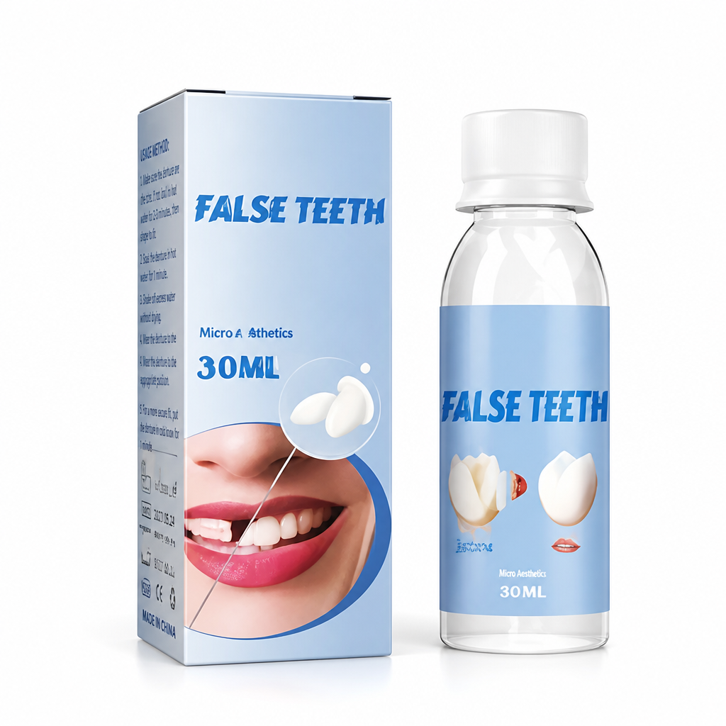 Adjustable & Lightweight Costume Dentures (2-Pack)