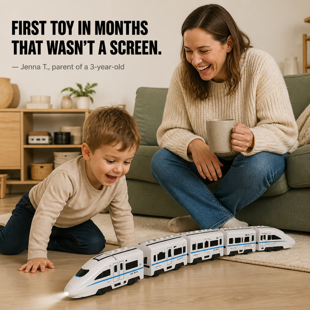 TrackMaster™ — Bypass the Tracks and Launch a Curving Bullet Train Anywhere