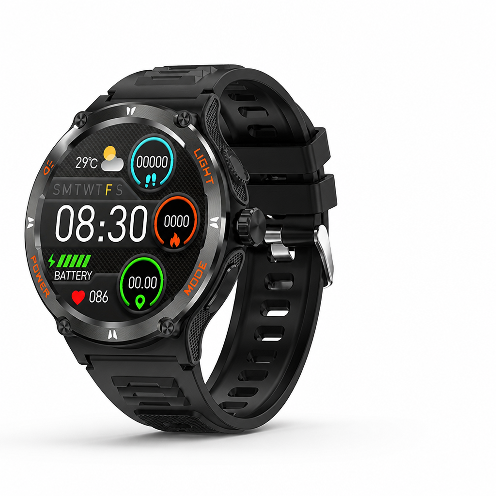 Full Touchscreen & Call-Enabled Waterproof Smartwatch