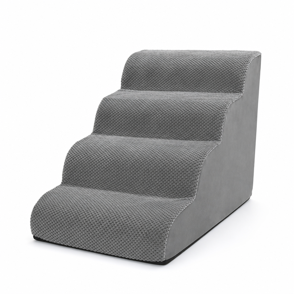 Orthopedic Non-Slip High-Density Foam Pet Stairs (Removable Washable Cover)