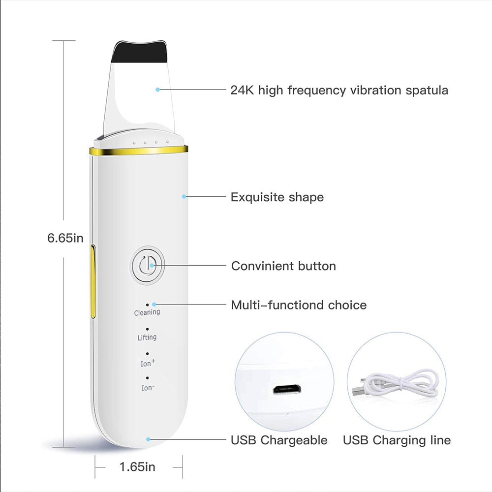 Ultrasonic Skin Cleanser for Professional Use - SkinPulse Device
