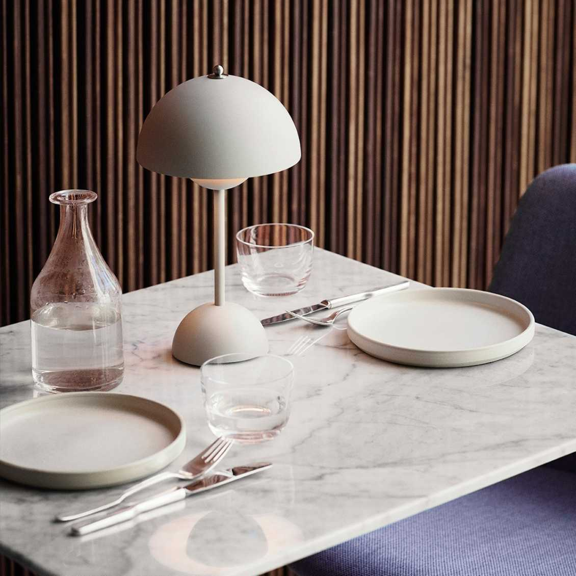 Retro Style Table Lamp – Wireless with 3 Adjustable Brightness Levels
