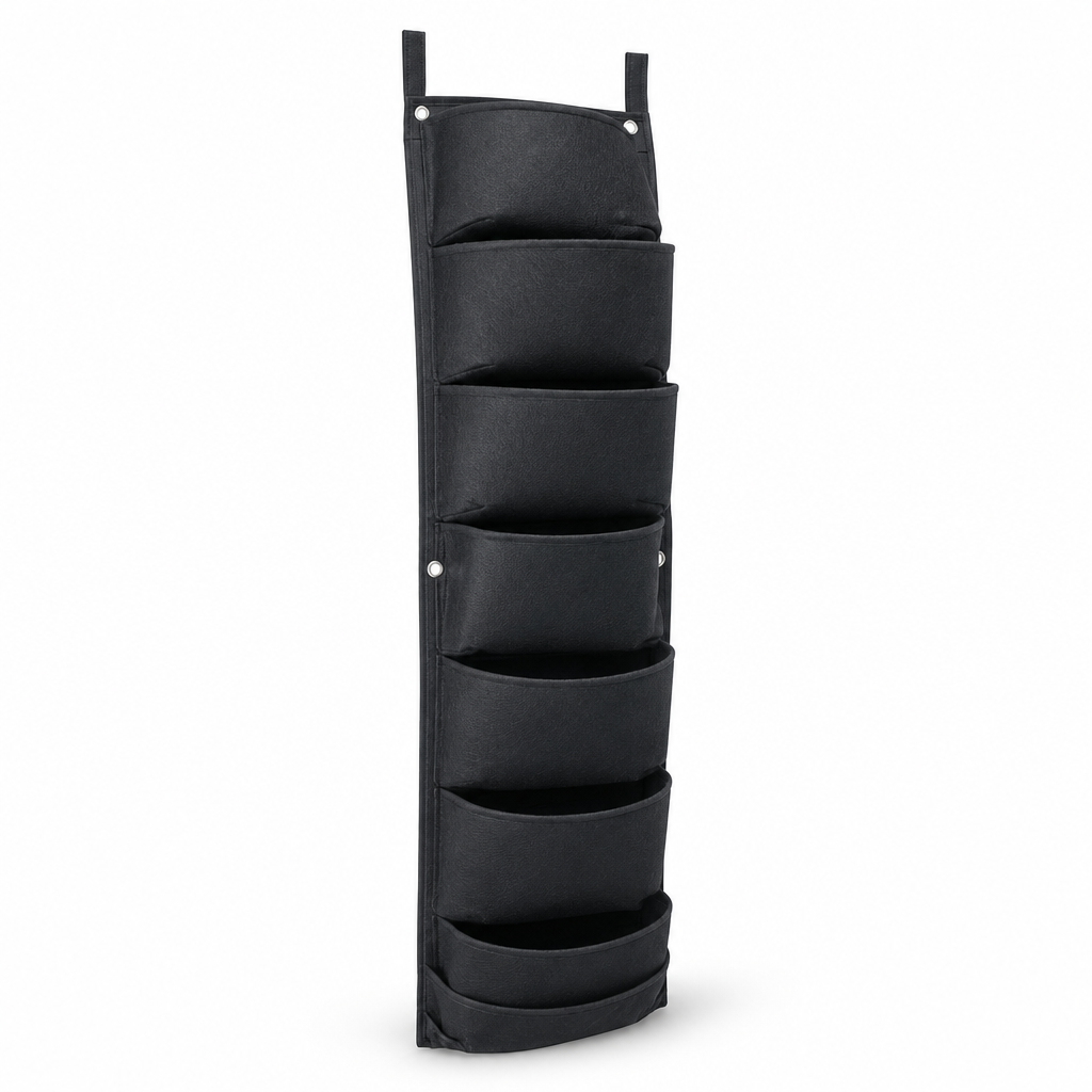 Breathable Fleece & Weatherproof Vertical Wall Planter (7 Pockets)