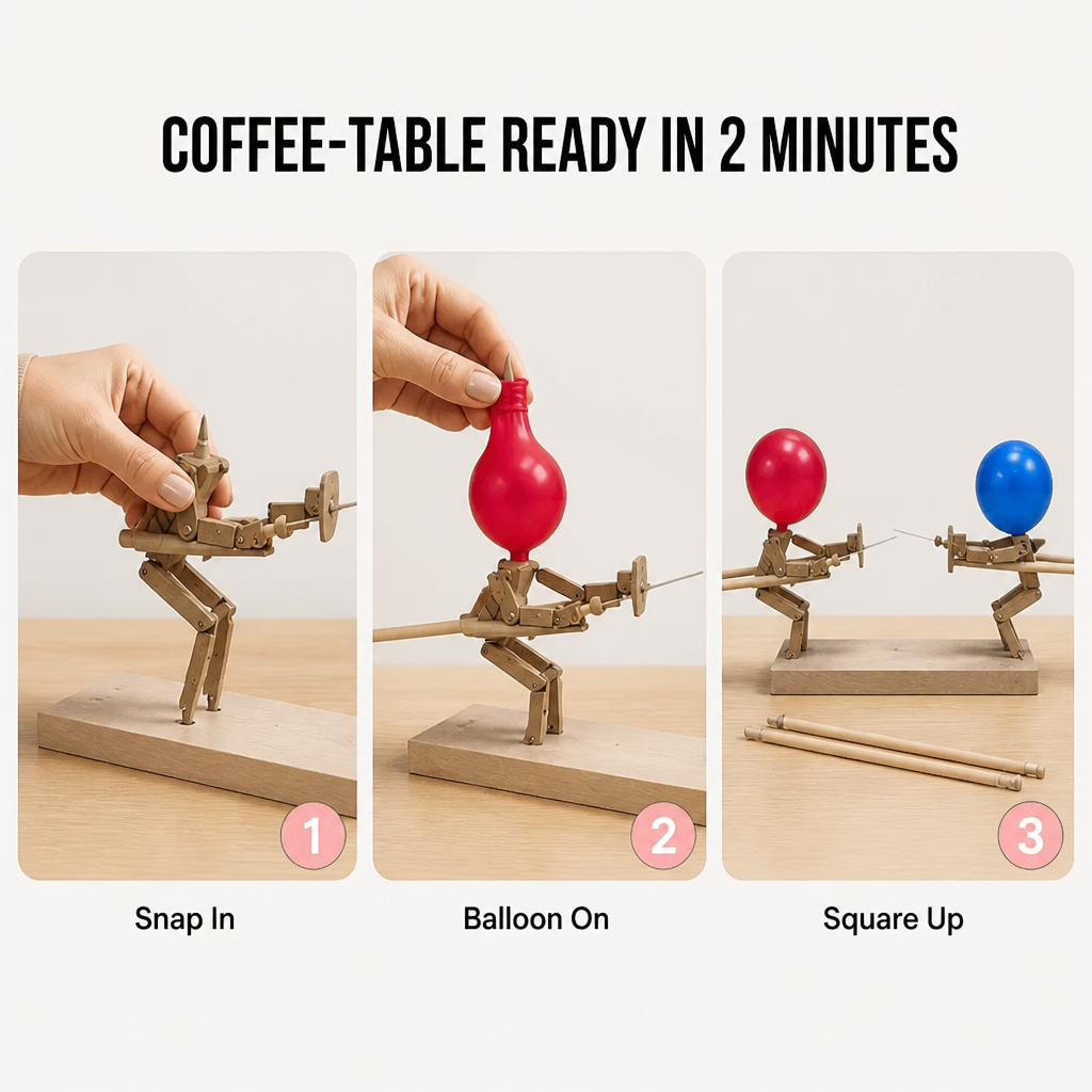 PulseClash™ — Ignite Screen-Free Wooden Battles That Have Kids Cracking Up Fast