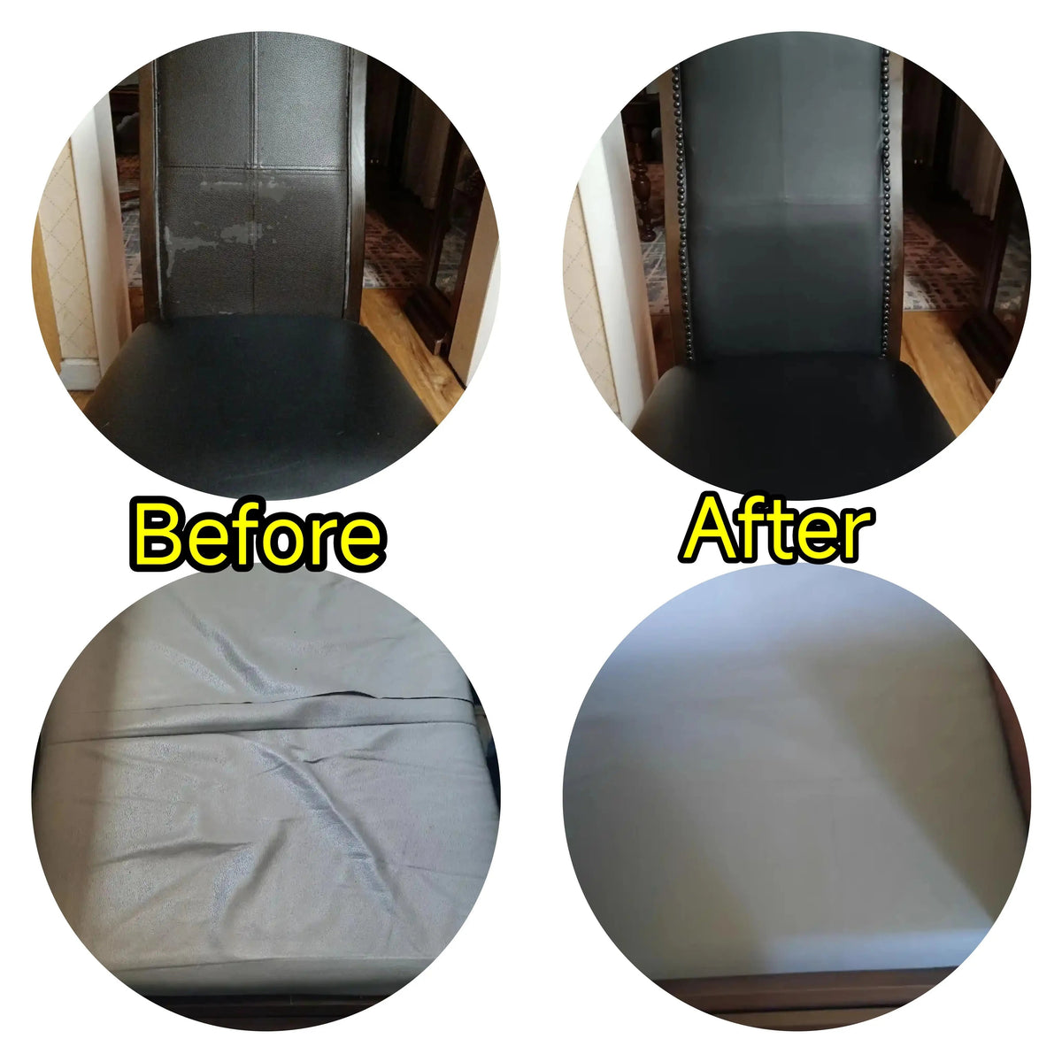 Stick-On Leather Repair Patch - Durable Self-Adhesive Cover for Upholstery