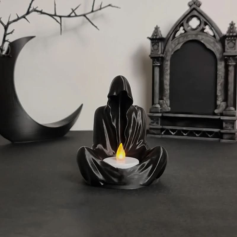 Gothic Candle Holder for Wizards - Shadowwick Style