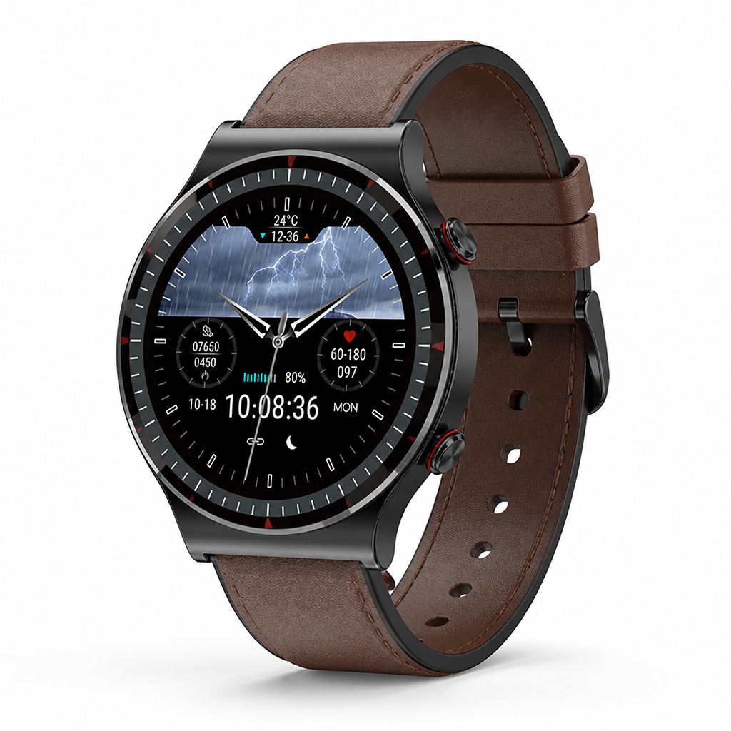 ECG & SpO2 Full-Touch HD Smartwatch