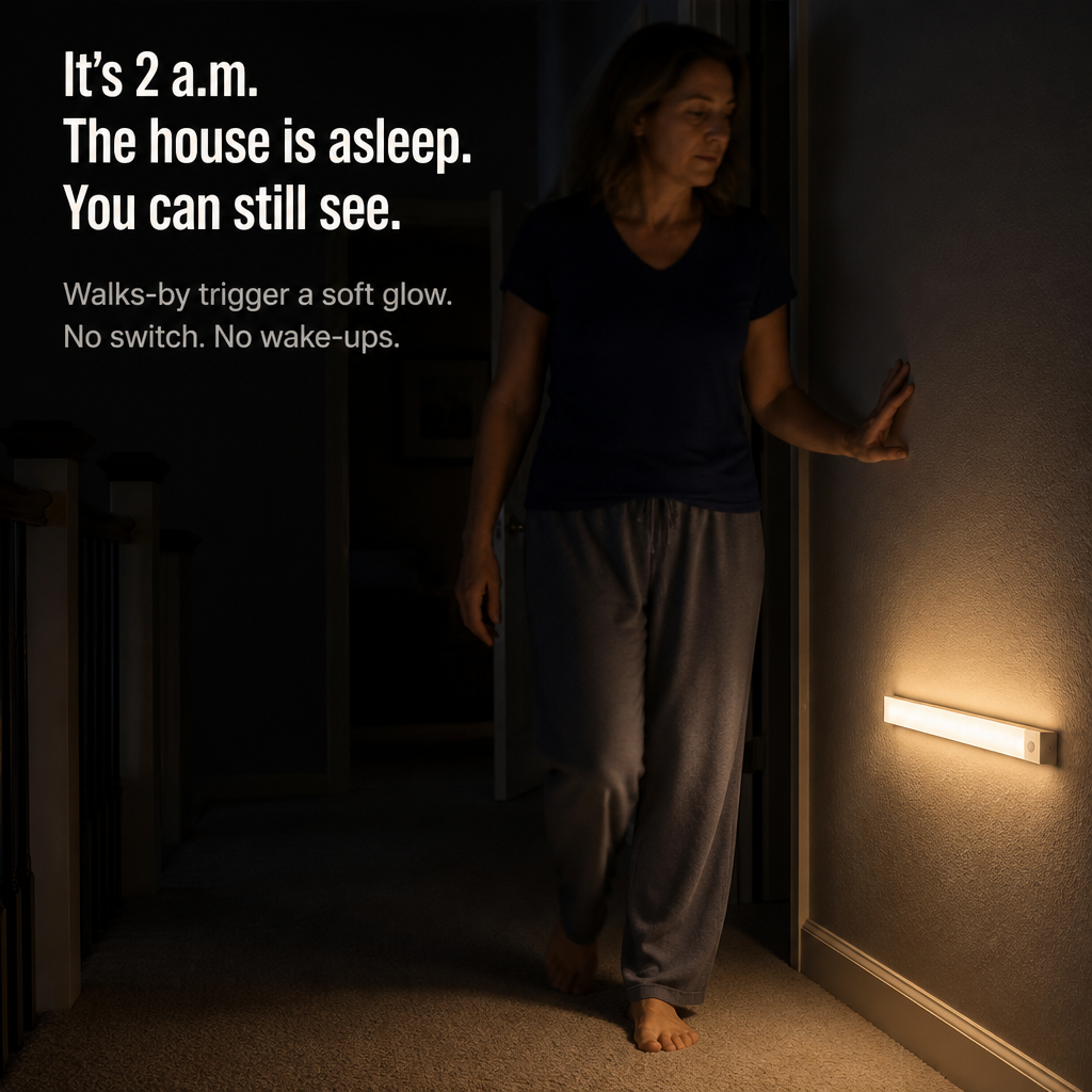 LumaSense™ — Illuminate Each Midnight Step Without Disturbing the Home