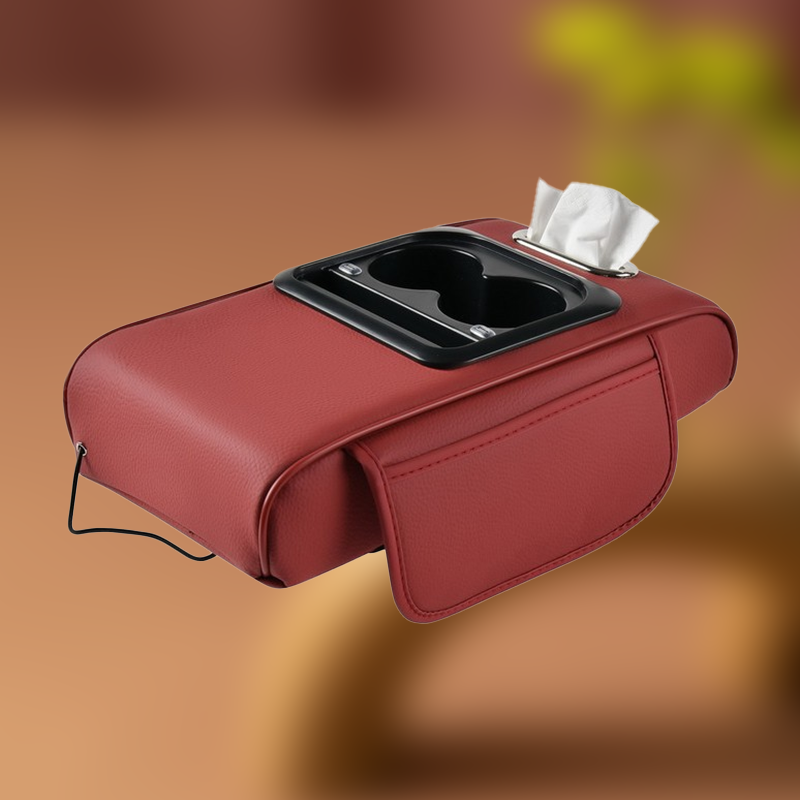 Center Console Armrest for Car with USB Charging – Cup Holder & Storage