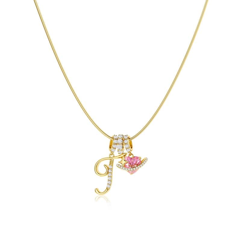 LuminaCharm™ 3-Layer Initial Pendant Necklace — Carry Your Unique Story with Effortless Glam and Confidence