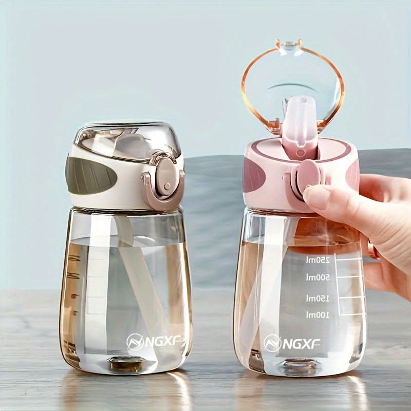 Leakproof Travel Water Cup with Compact Straw Design