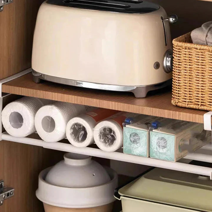 Cabinet Under-Shelf Organizer – Easy Installation Without Tools