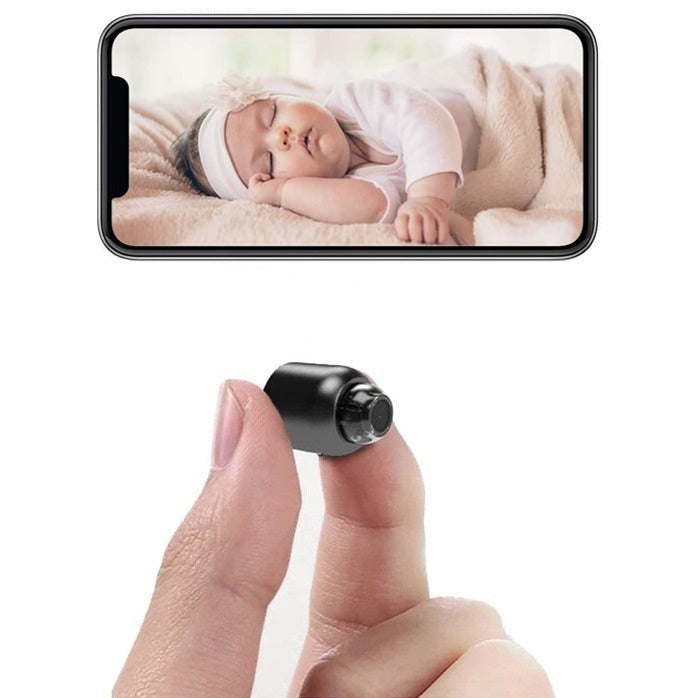 Compact WiFi Security Camera Featuring Night Vision
