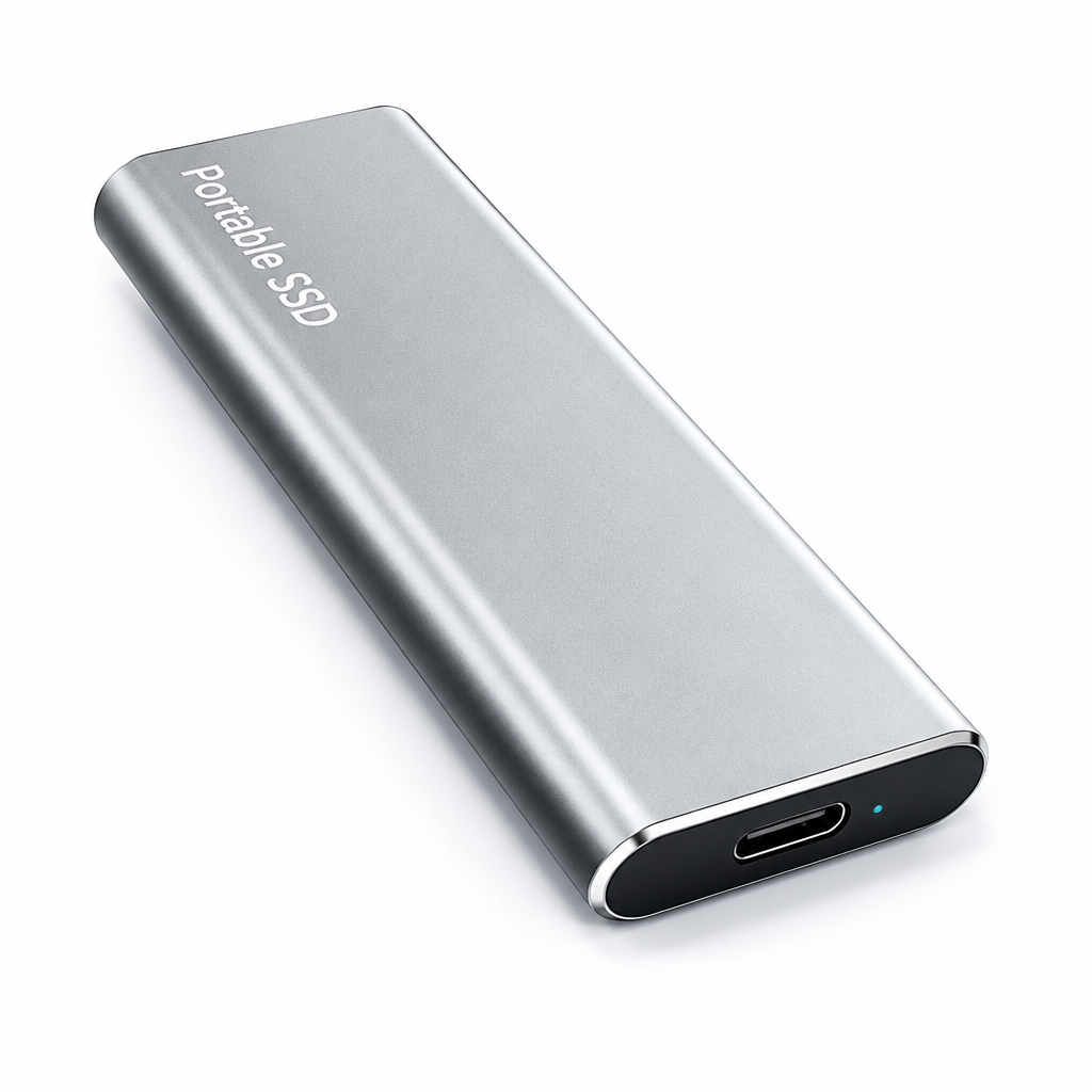 4TB USB-C Portable External Hard Drive (PC & Mac Compatible)